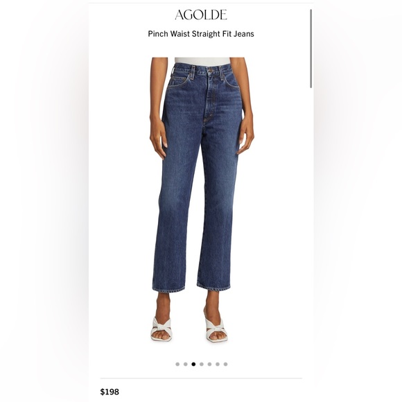 Agolde Pinch Waist Straight Jean | Size 30 (8-10) - Picture 6 of 8